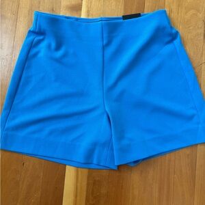 White House Black Market Bright Blue High-Waist Stretch Shorts, NWT